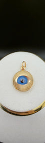 Iris eye Pendant 18k