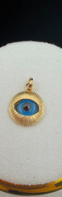 Iris Eye Pendant 18k.