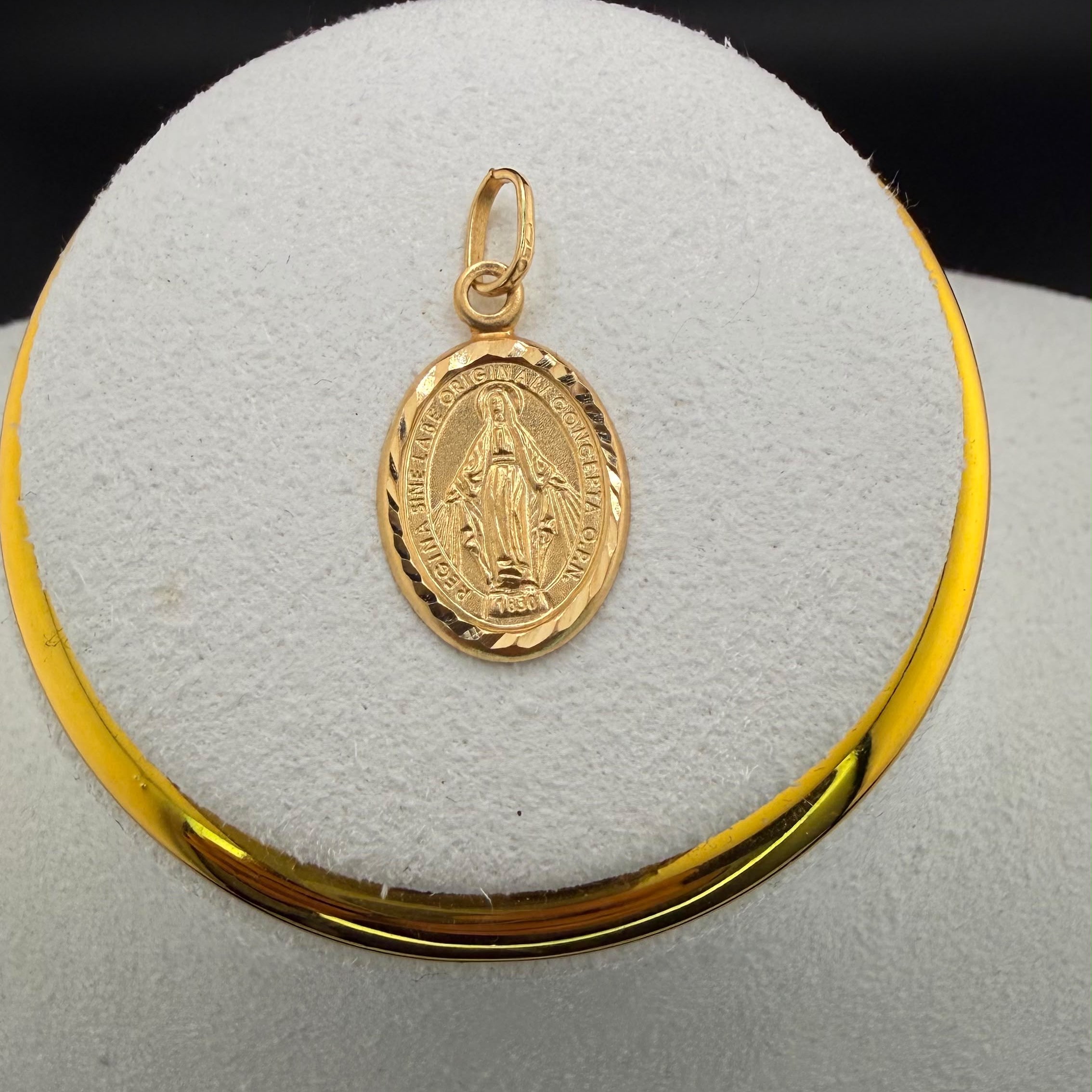 Medal Milagrosa Pendant 18k.