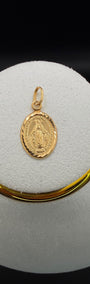 Medal Milagrosa Pendant 18k.