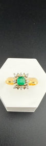 Imperial Emerald Ring 18k, #7.