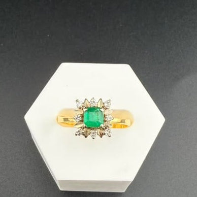 Imperial Emerald Ring 18k, #7.
