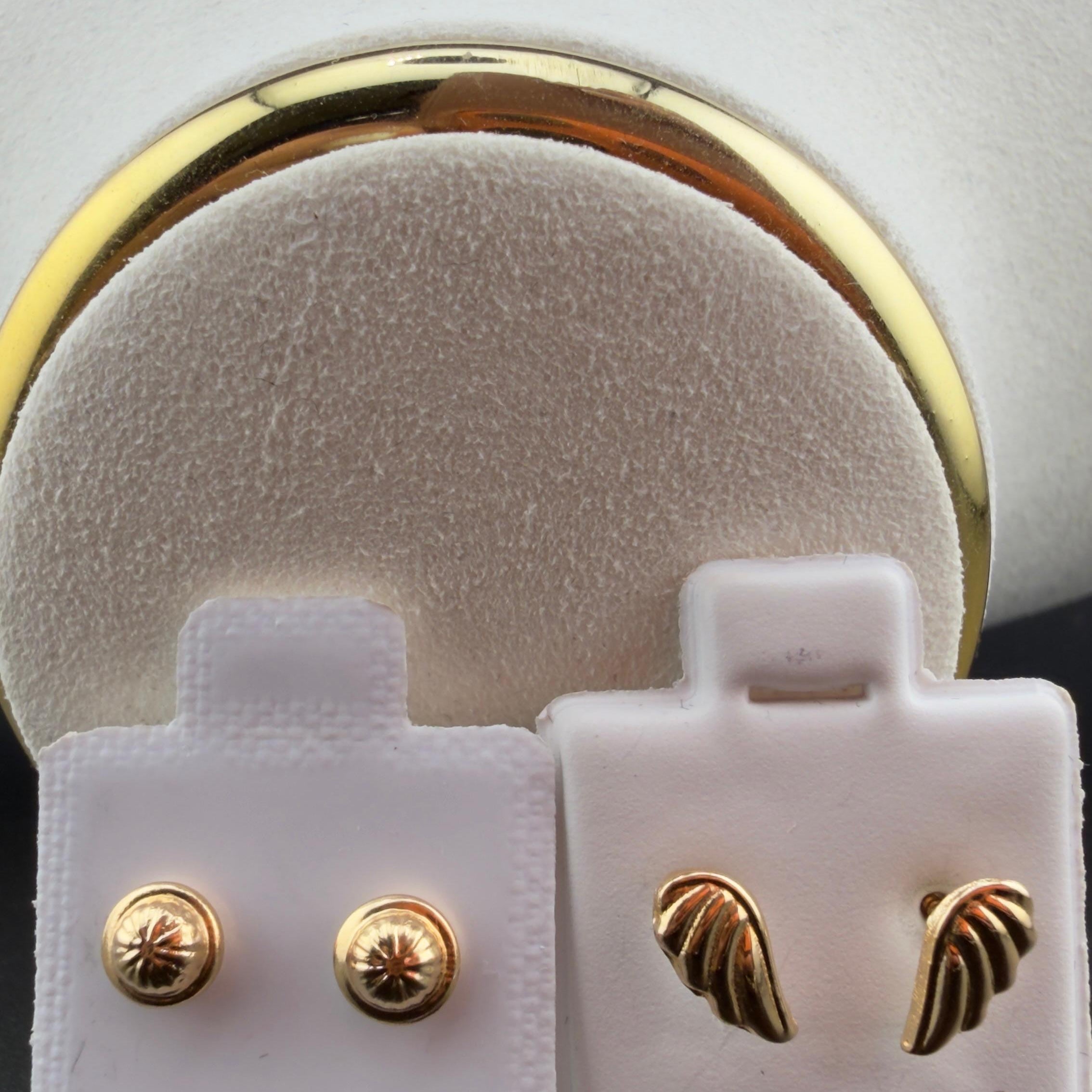 Golden Wings Earrings 18k.