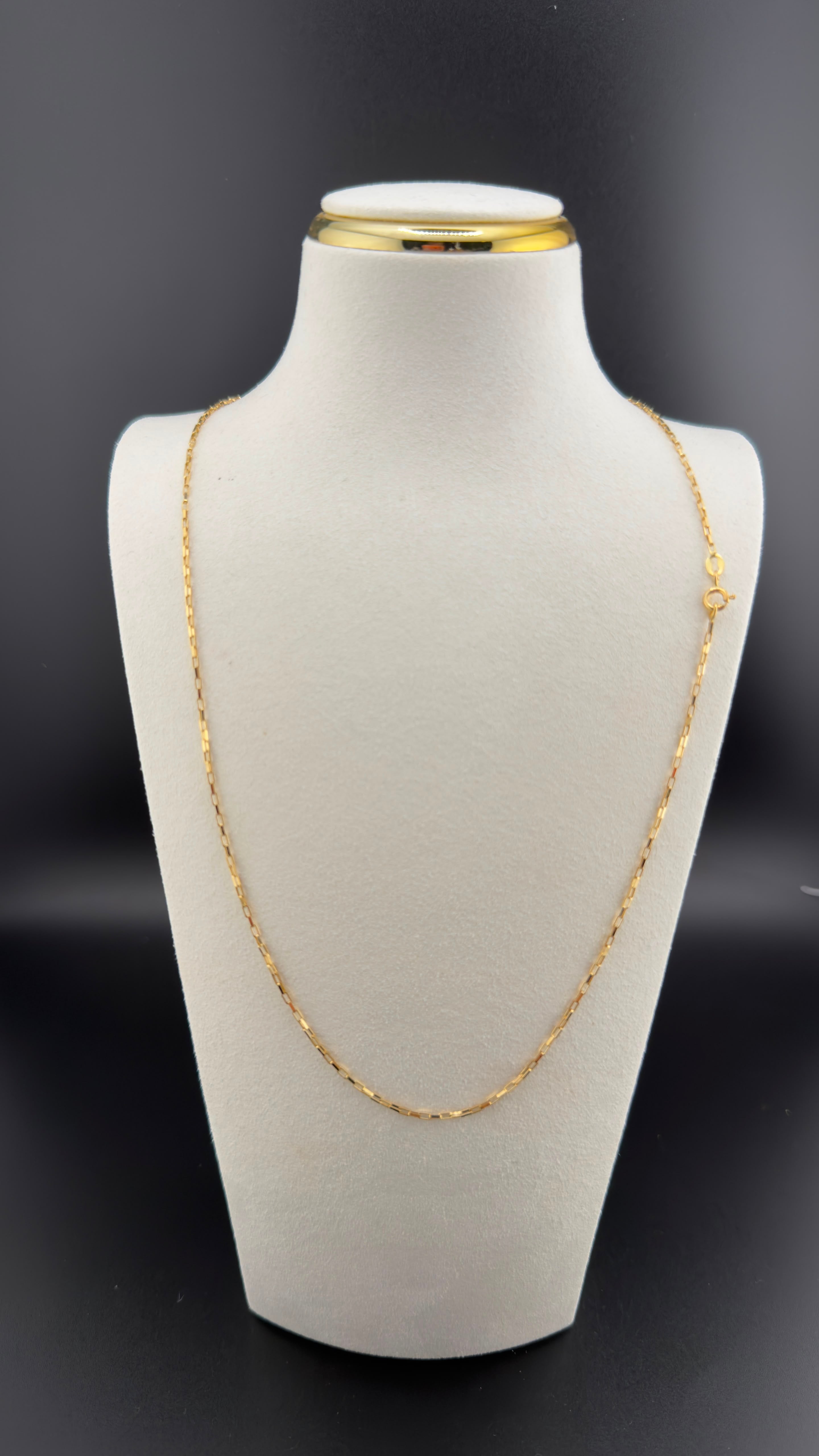 Paperclip Chain 18k, 50cm.