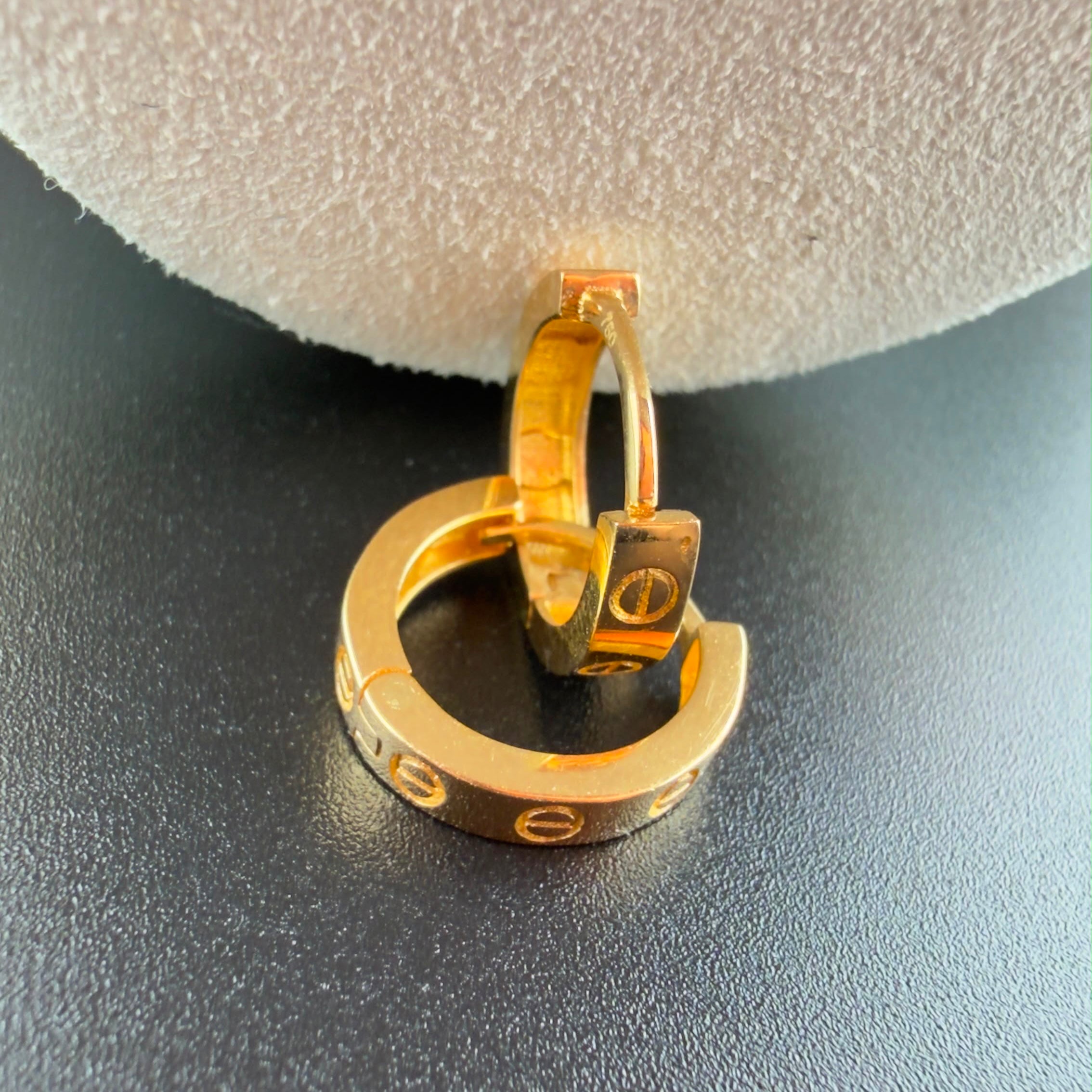 Double-C Hoop 18k