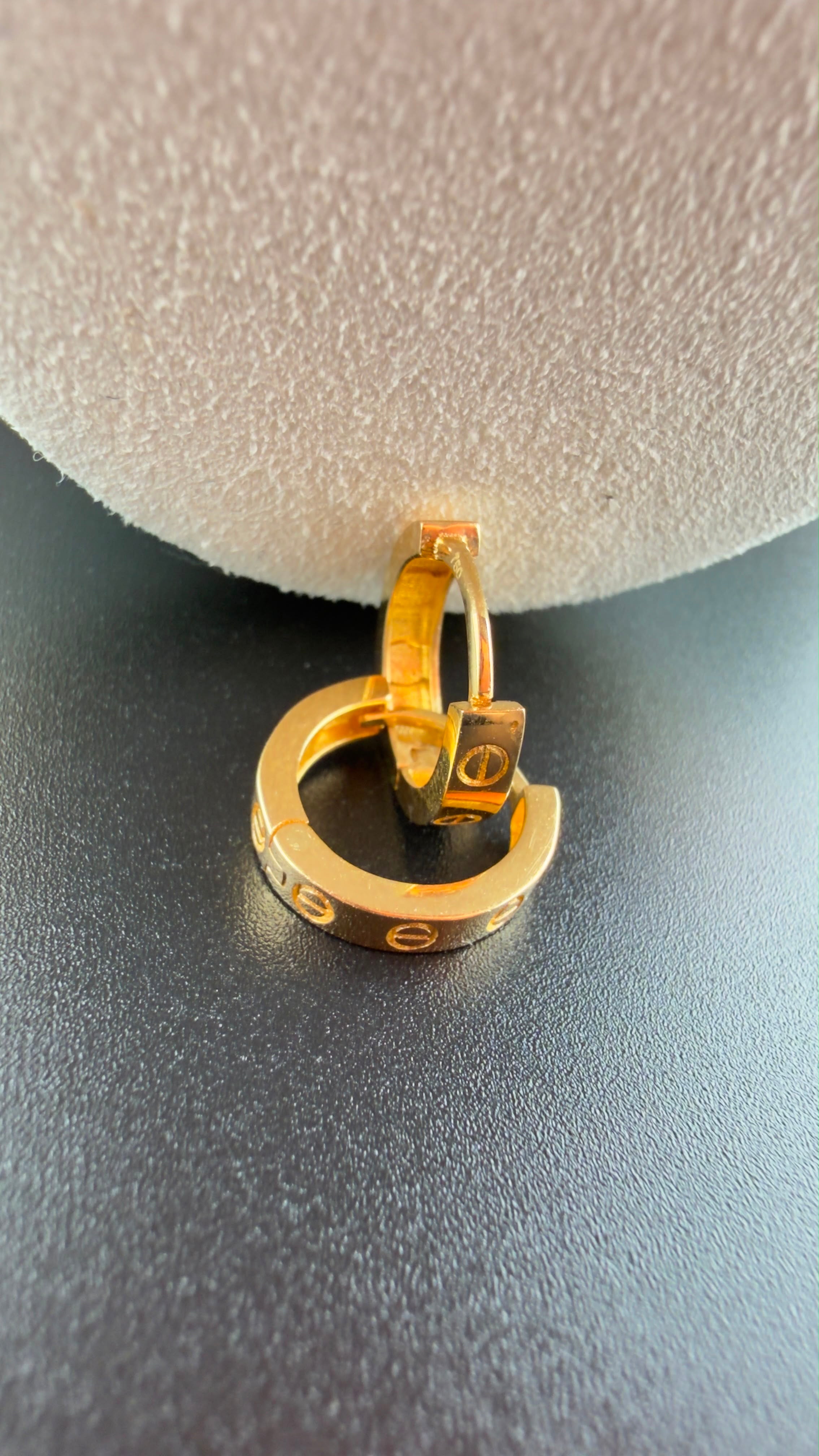 Double-C Hoop 18k