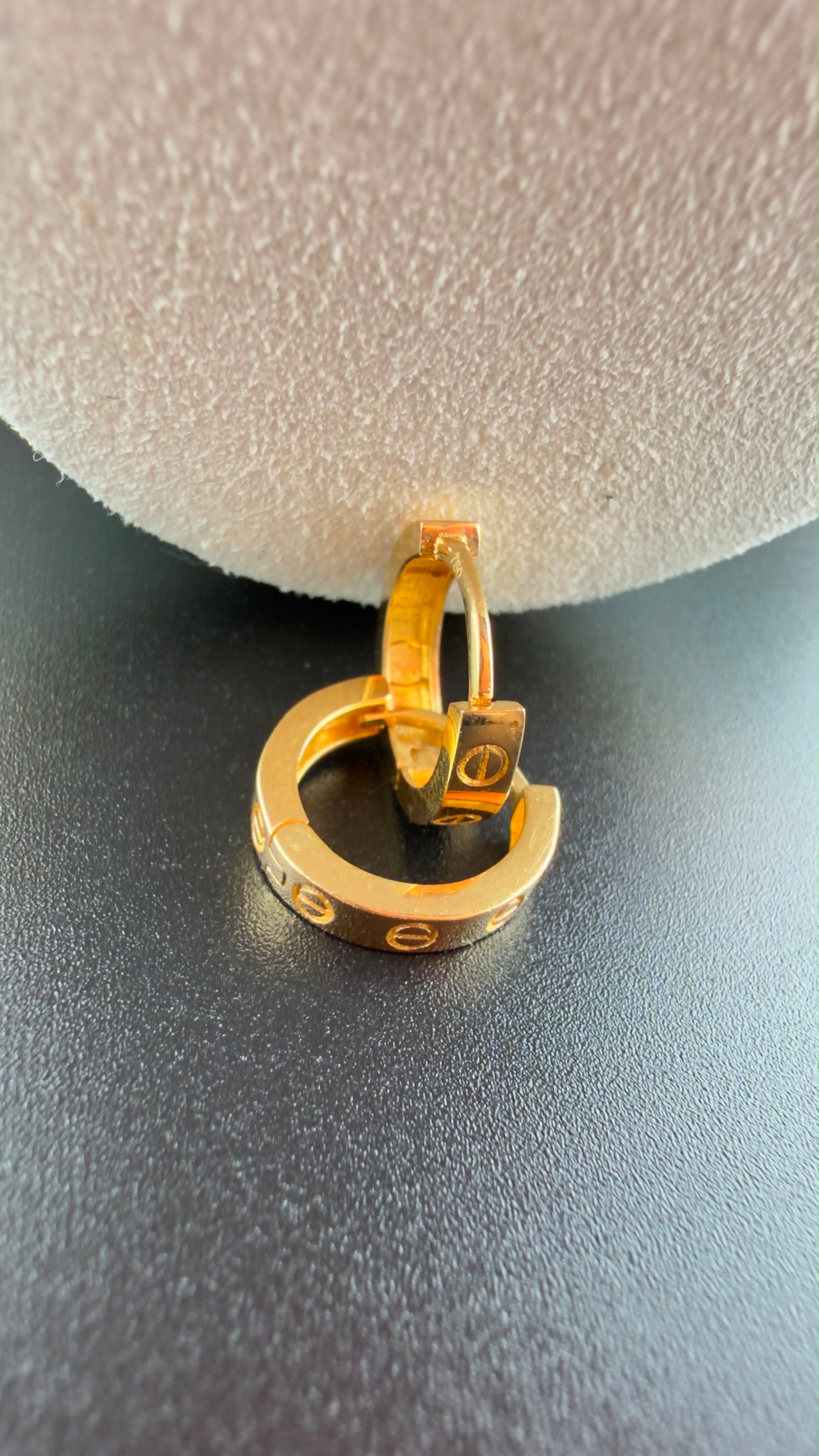 Double-C Hoop 18k
