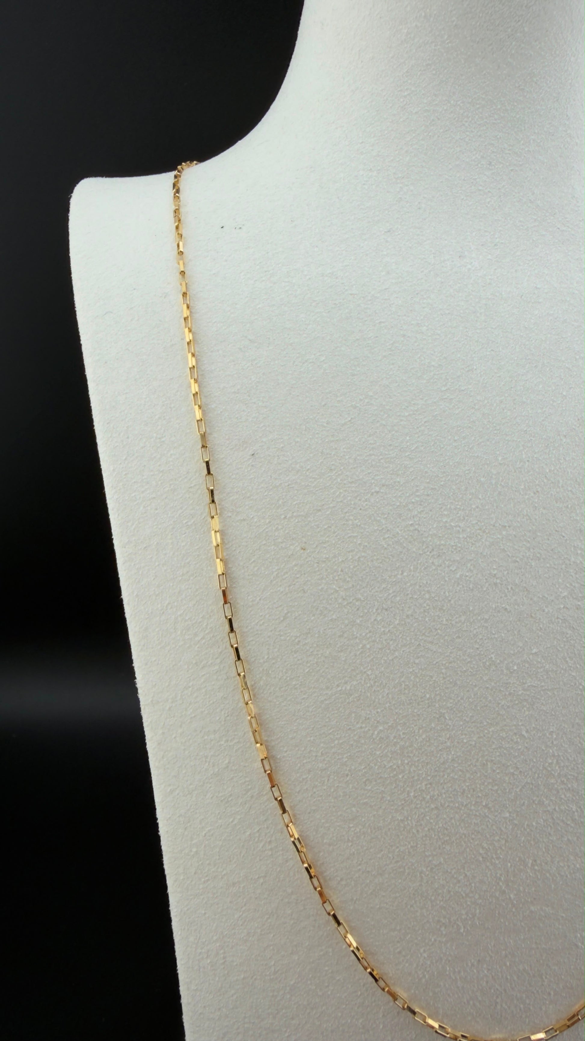 Paperclip Chain 18k, 50cm.
