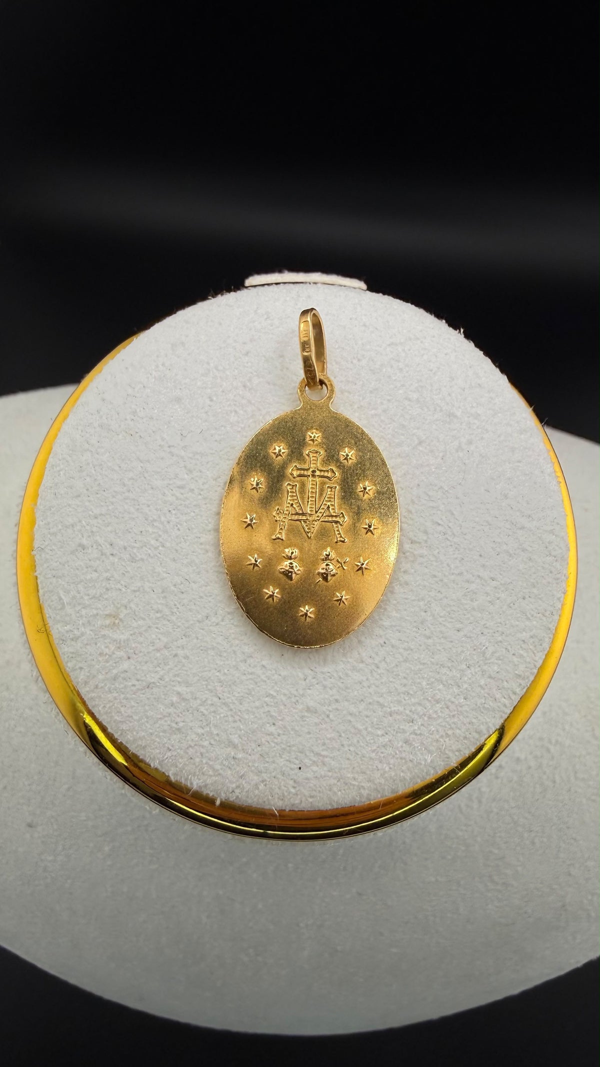 Medal Milagrosa Pendant 18k.