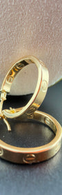 Double-C Hoop 18k.