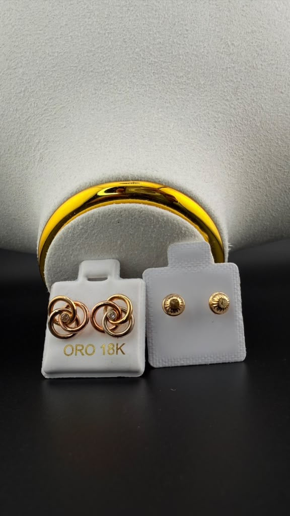 Eternal Knot Earrings 18k.