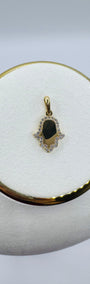 Hand of Fatima Pendant 18k