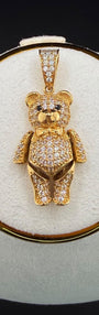 Teddy Bear Pendant 18k.