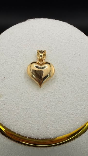 Golden Heart Pendant 18k.