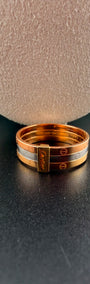 Gold Triple Band LOVE Ring 18k, 7cm.