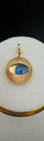 Iris Eye Pendant 18k.