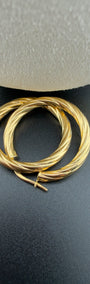 Spiral Hoop 18k.