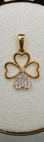 Four-Leaf Clover Pendant 18k.