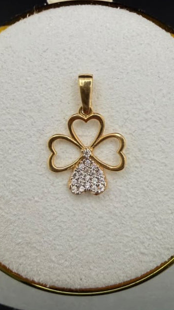 Four-Leaf Clover Pendant 18k.