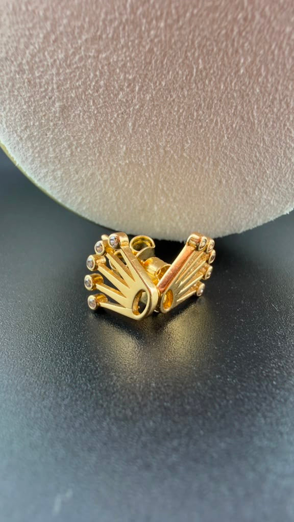Double-R Earring 18k.