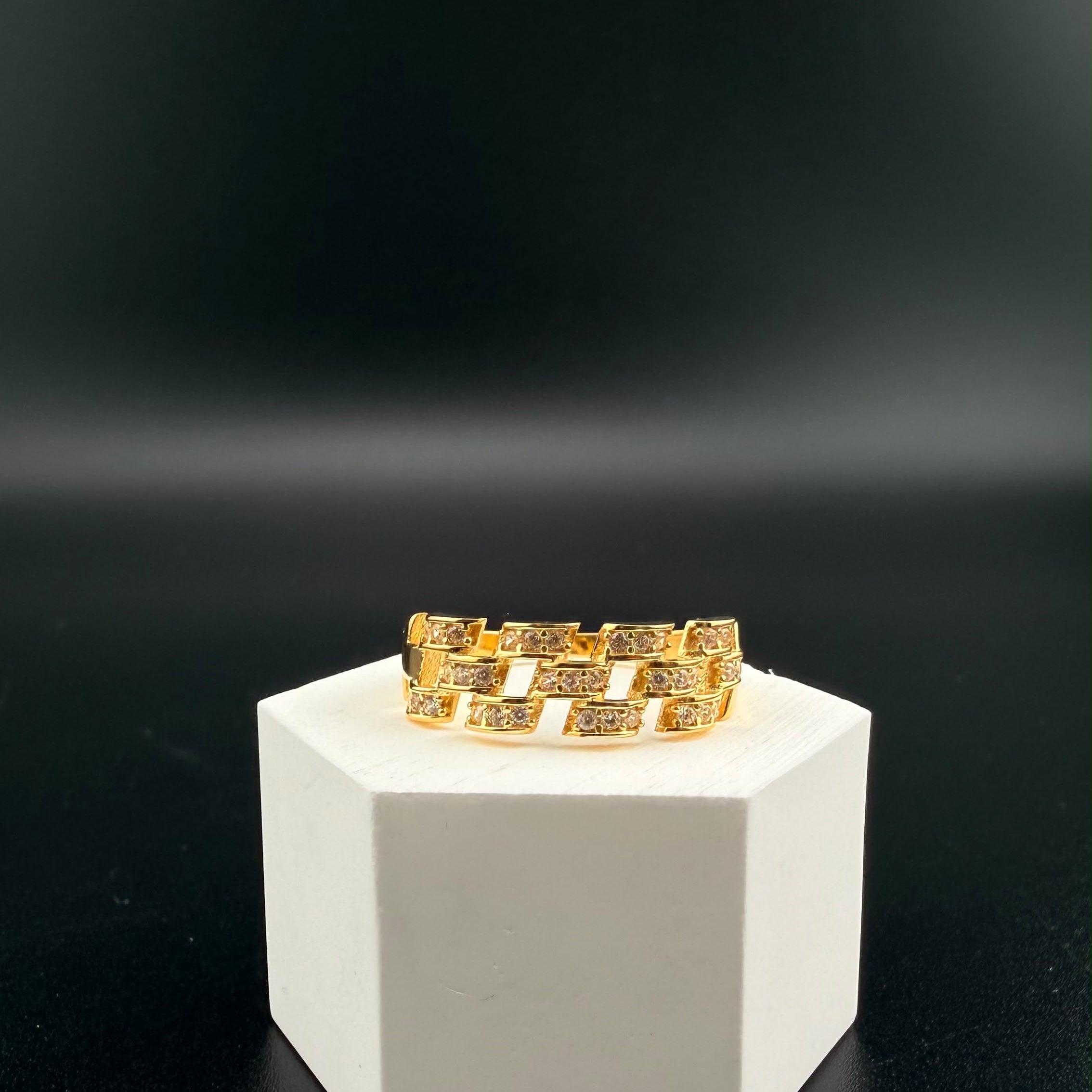 Glamour Link Ring 18k, #8.
