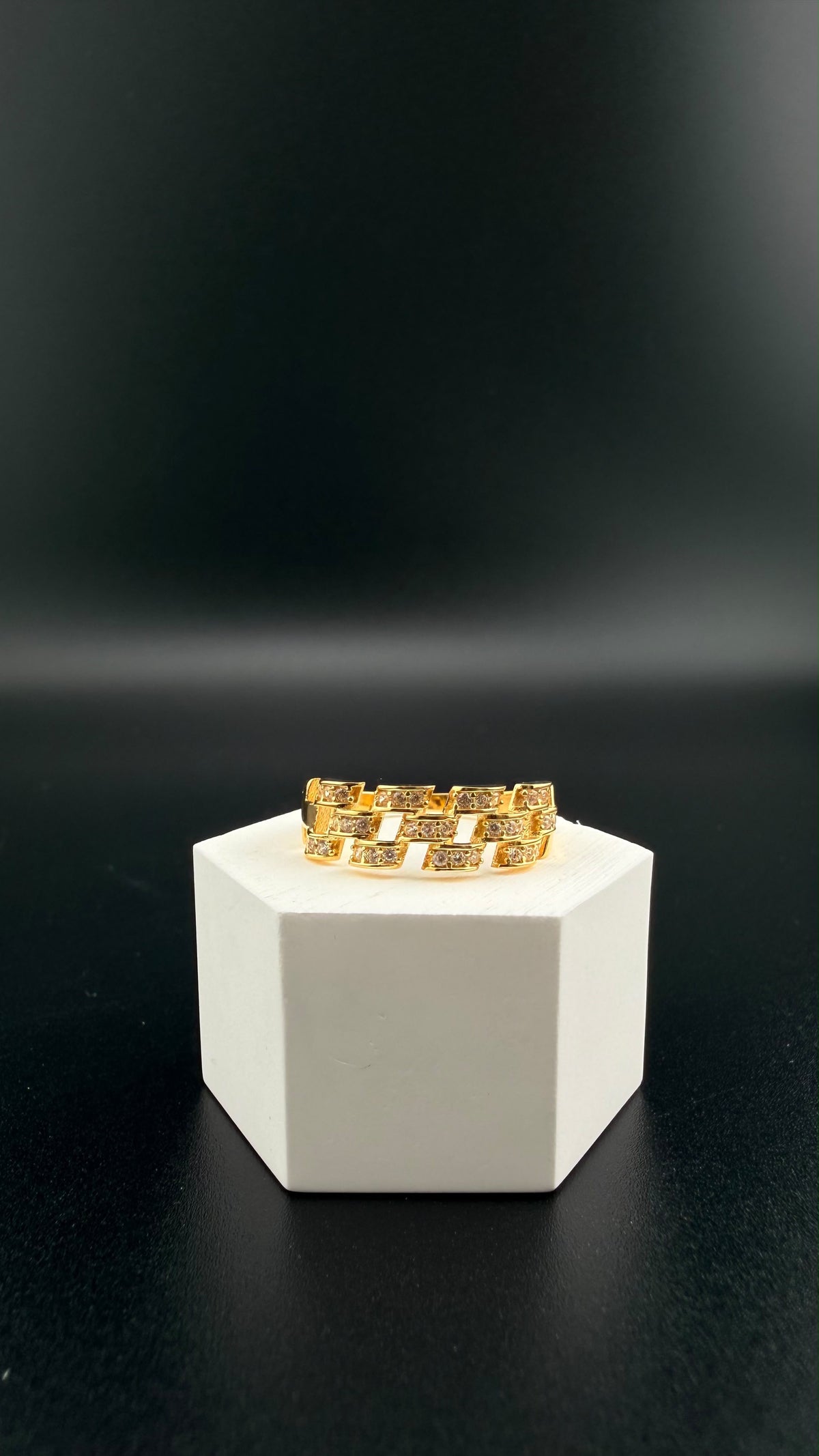 Glamour Link Ring 18k, #8.