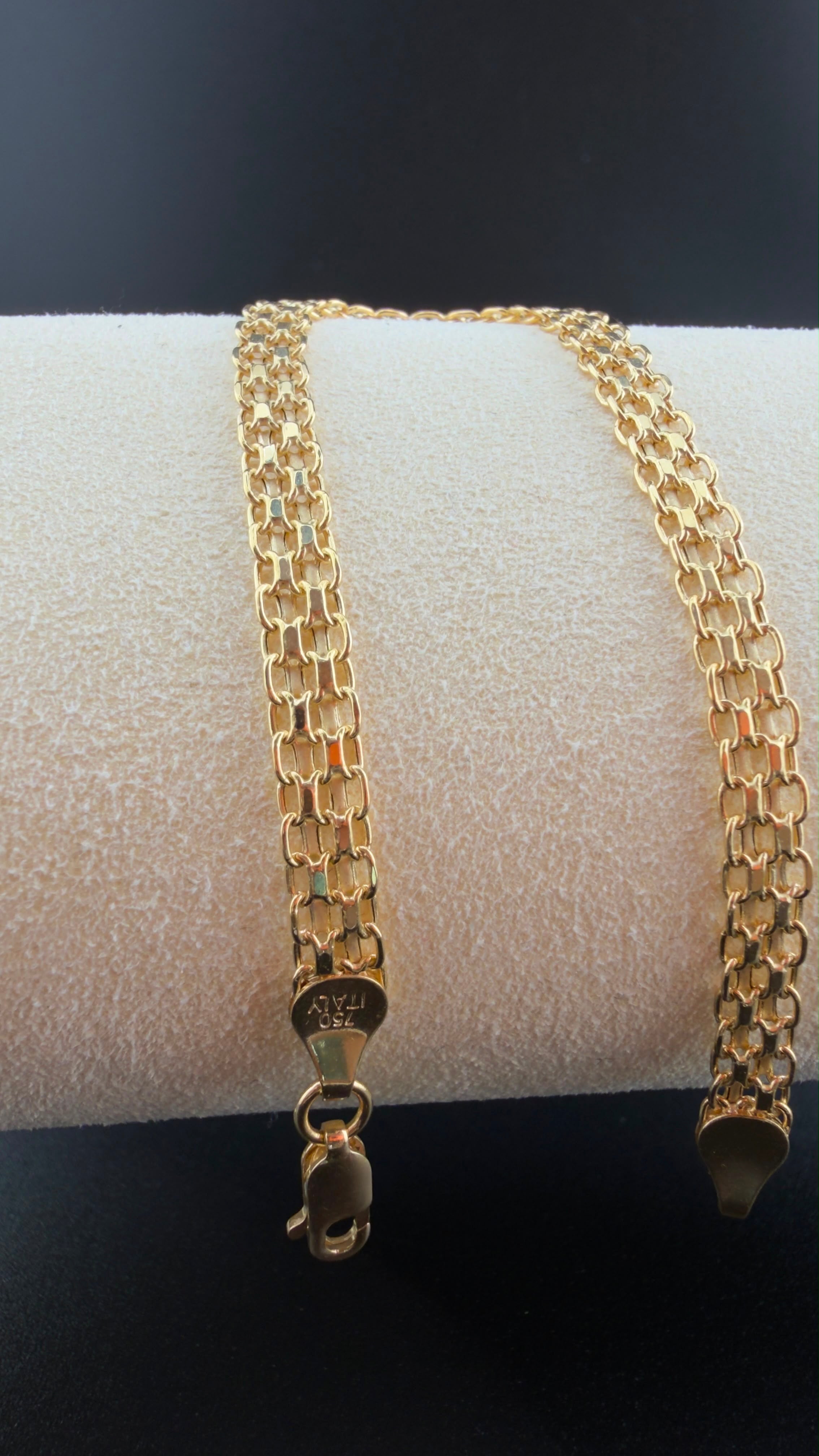 Bismarck Bracelet 18k,18cm.