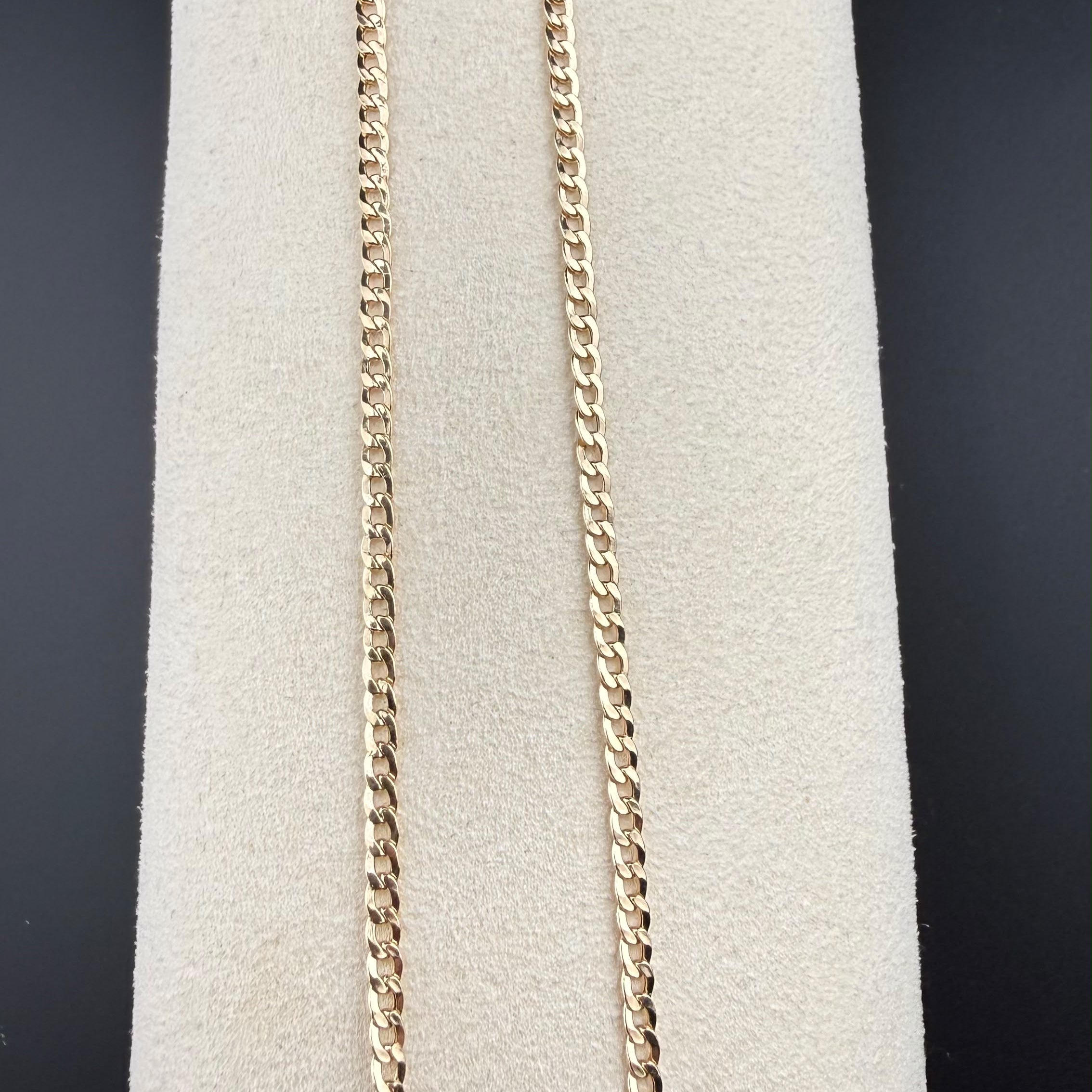 Cubalink Anklets 18k,26cm.