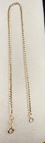 Cubalink Anklets 18k,26cm.