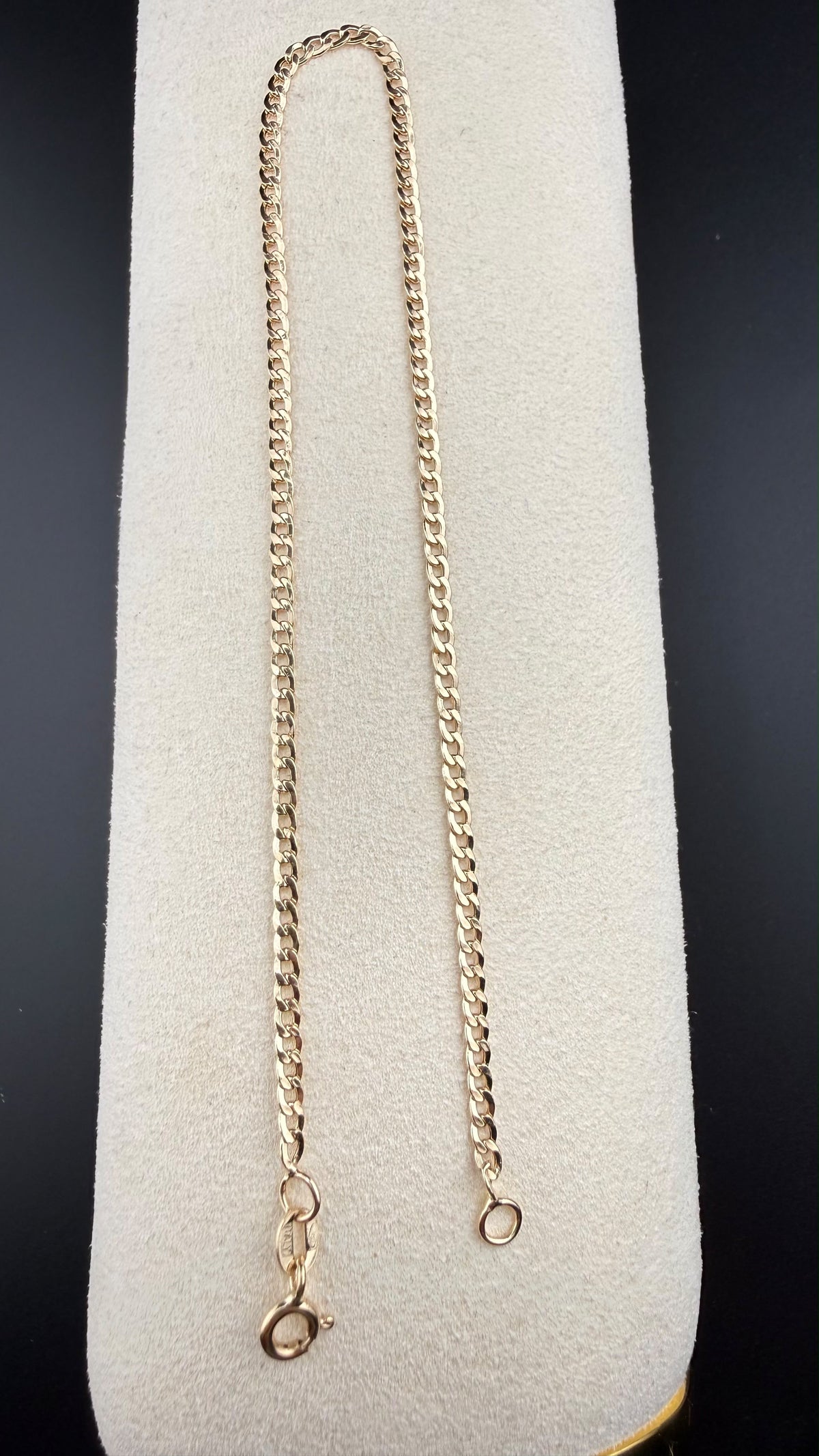 Cubalink Anklets 18k,26cm.