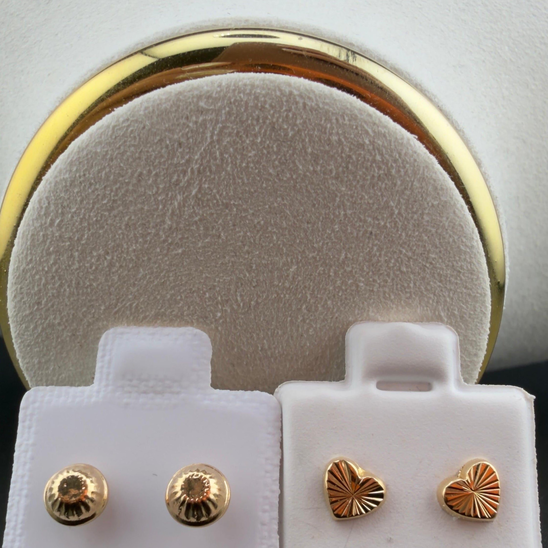 Golden Heart Earrings 18k.