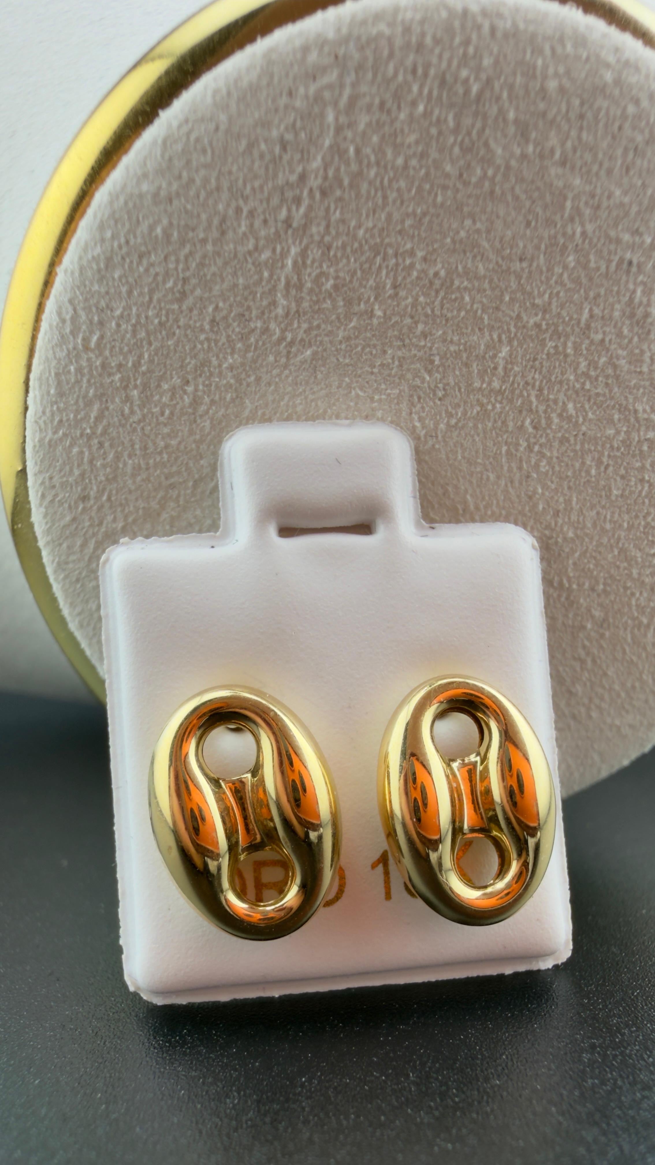 Double-G Earrings 18k