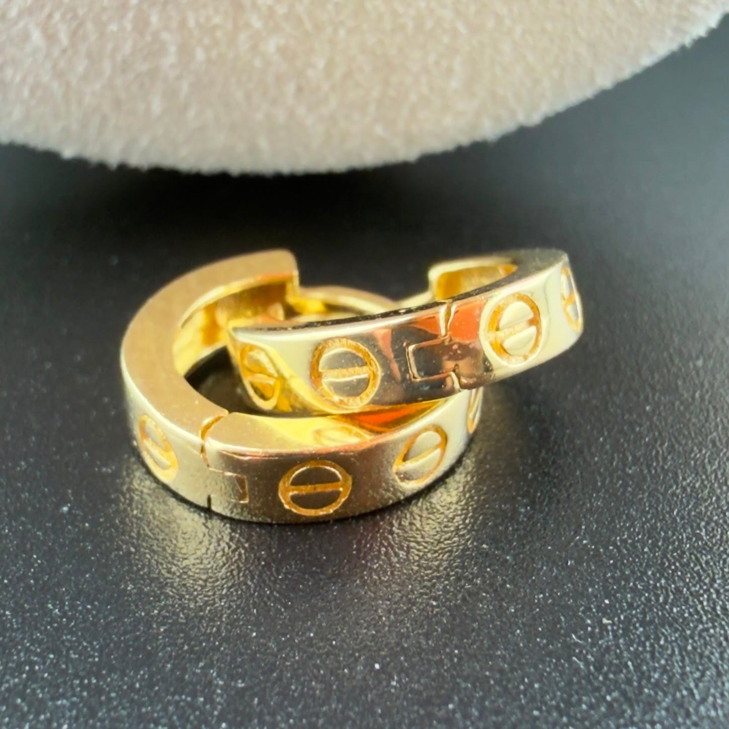 Double-C Hoop 18k