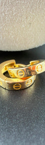 Double-C Hoop 18k