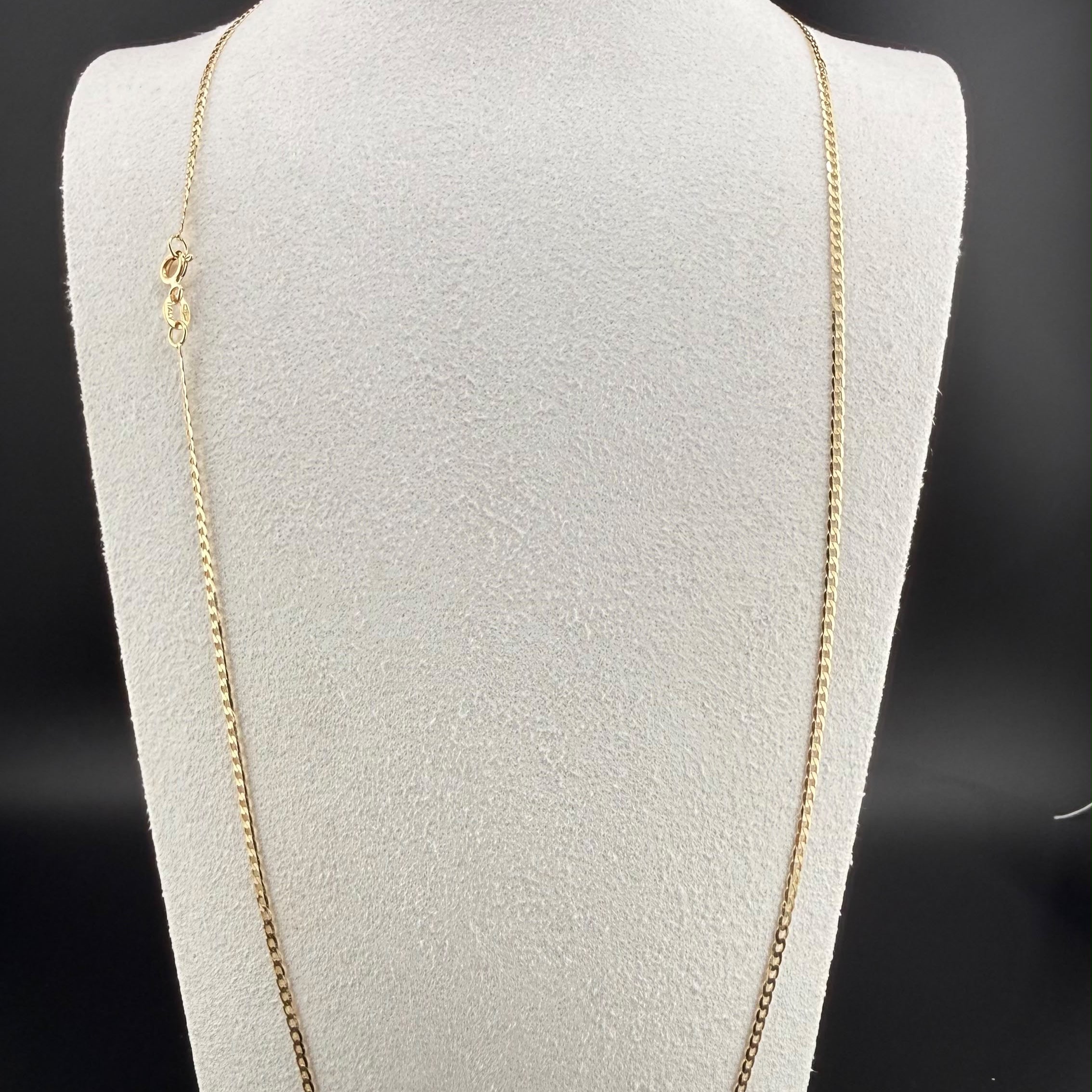 Cubalink Thin Chain 18k,60cm.