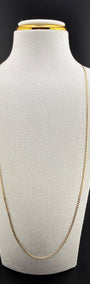 Cubalink Thin Chain 18k,60cm.