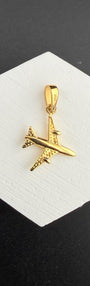 Airplane Pendant 18k.