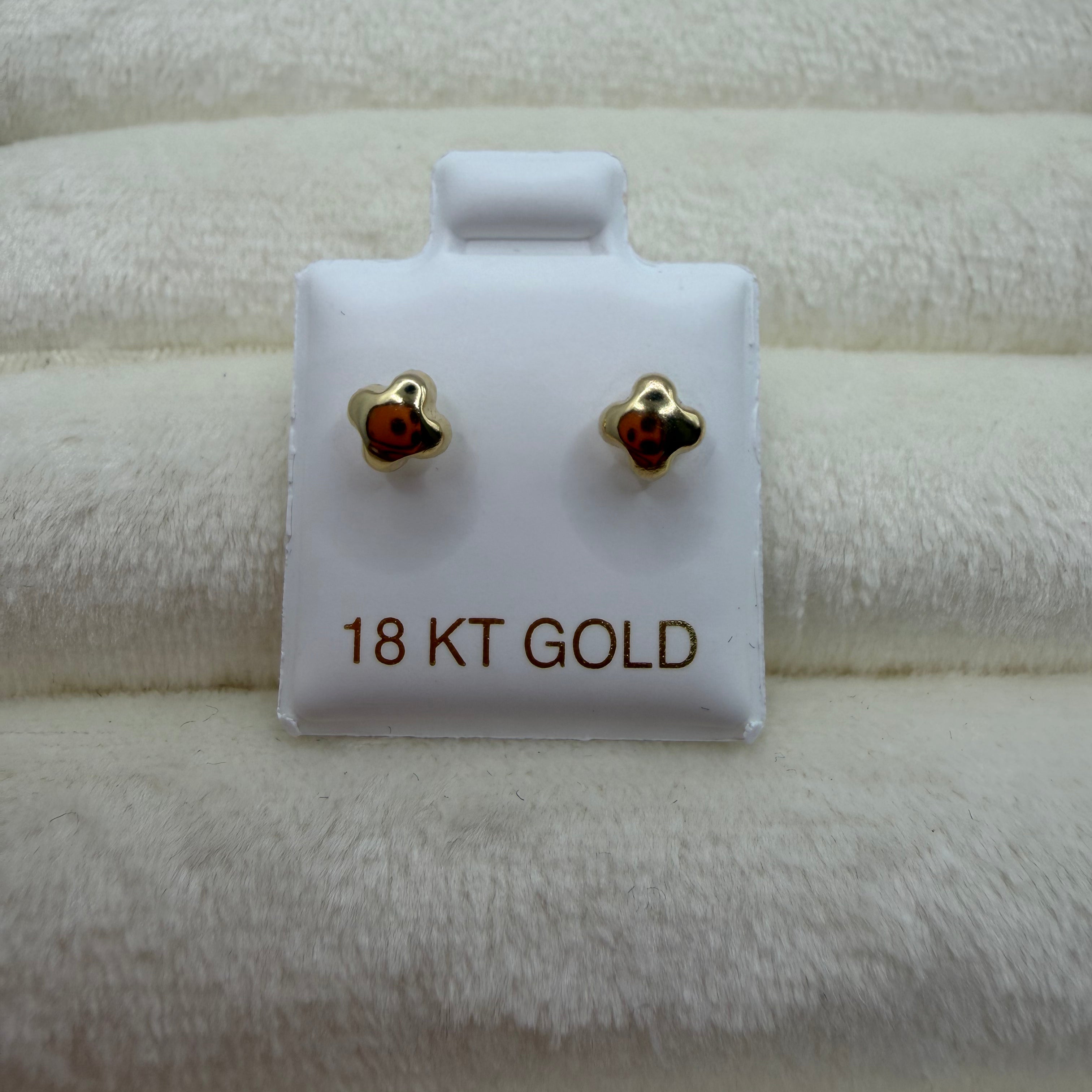 Flower Earrings 18k