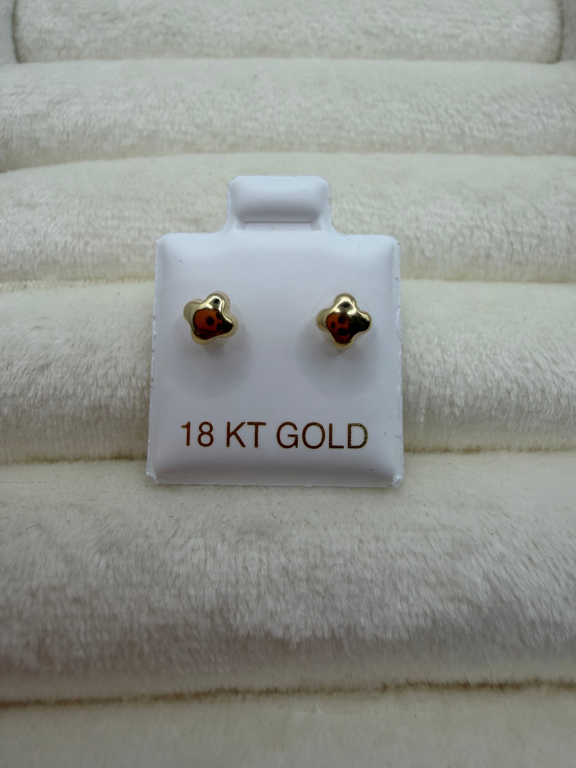 Flower Earrings 18k